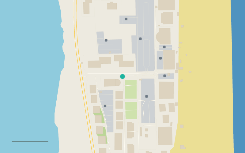 Harta — Apartament Summerland Mamaia, Mamaia