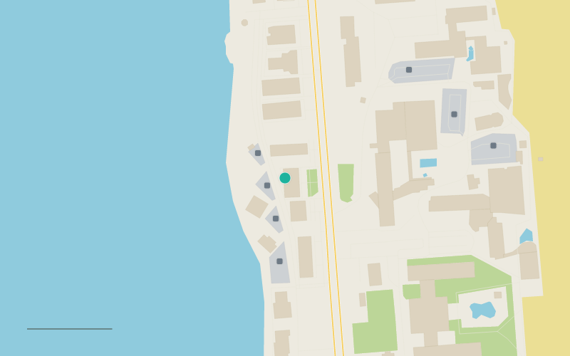 Harta — Goo Apartments Two, Mamaia