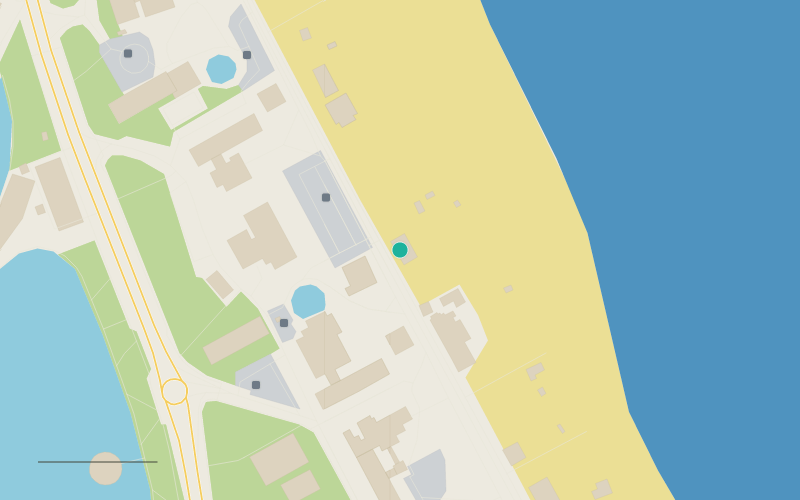 Harta — Hotel Agapi, Mamaia