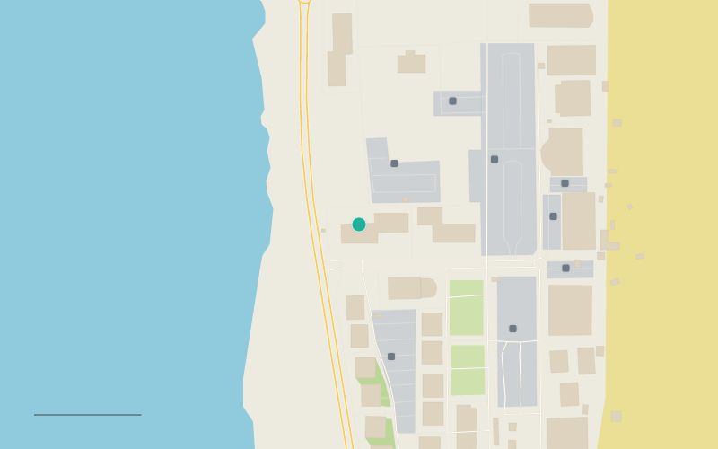 Harta — Miramar Playa Apartments, Mamaia