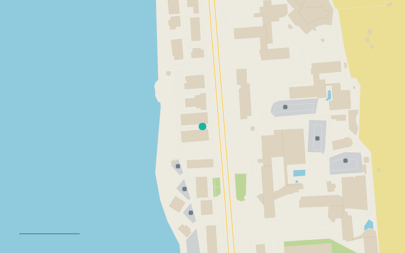Harta — Moonlight Residence, Mamaia