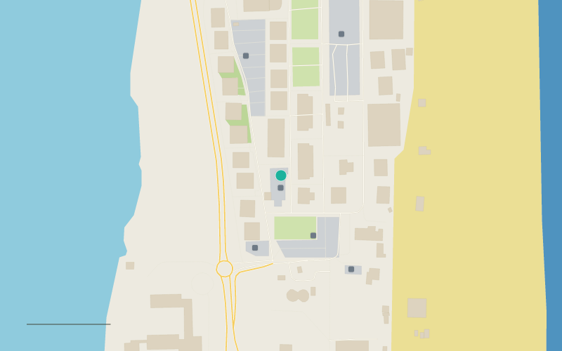 Harta — Orchid Apartment Summerland, Mamaia