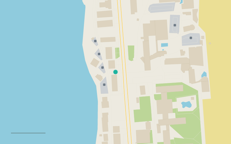 Harta — Tim Apartments 101-103, Mamaia